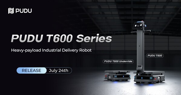 PUDU-T600-Series-Heavy-Payload-Industrial-Delivery-Robot