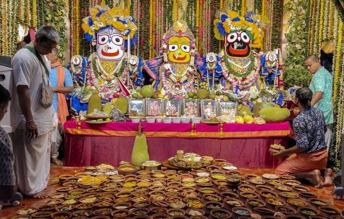 Chappan Bhog offered to Lord Jagannath