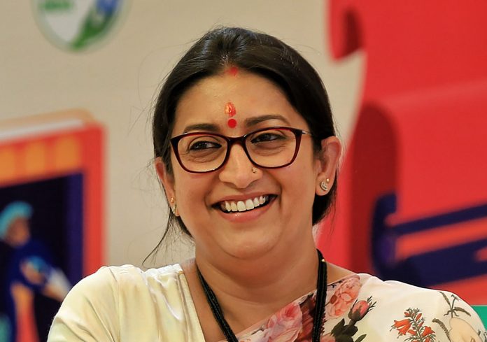 FILE- Smriti Zubin Irani
