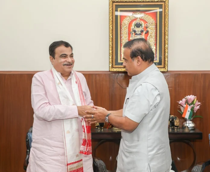Himanta calls on Gadkari to discuss completion of infra projects in Assam