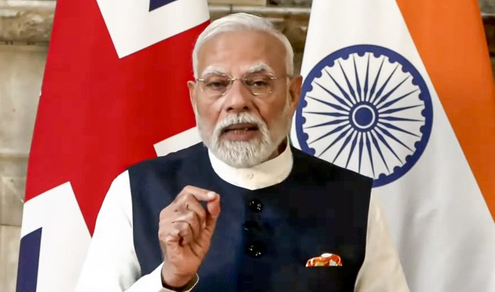 PM Modi meets UK PM