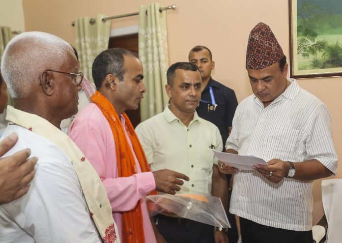 Assam CM meets representatives of various orgs