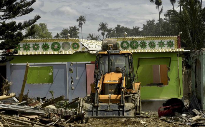 Anti-encroachment drive in Assam