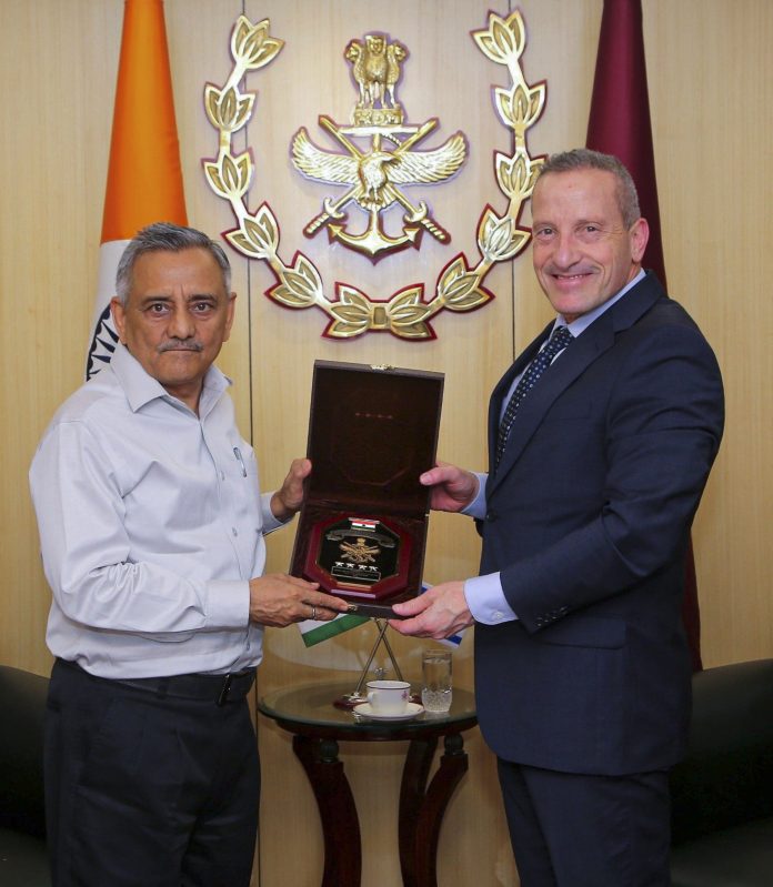 CDS Anil Chauhan meets Israel's Major General Amir Baram