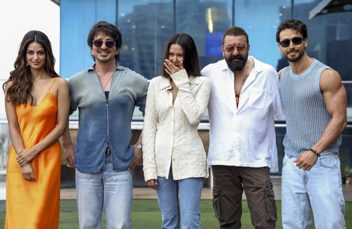 Baaghi 4 film cast during promotions