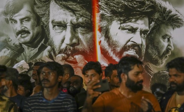 Fans celebrate Rajinikanth's film 'Coolie'