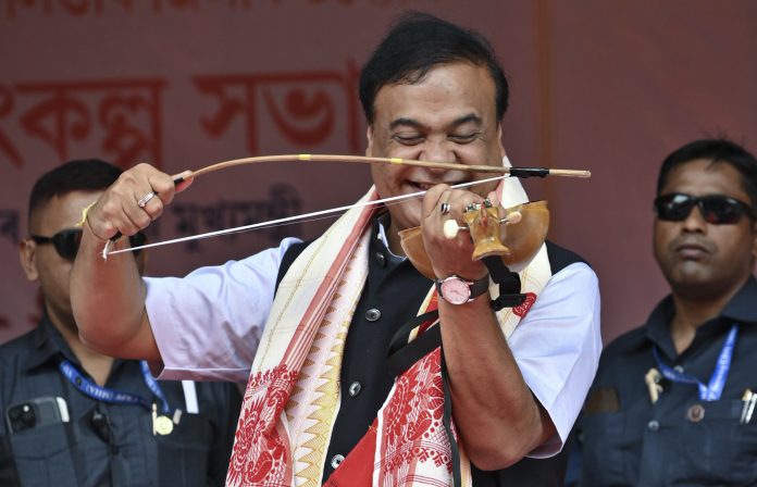 Assam CM at BJP Vijay Sankalp Yatra in Udalguri