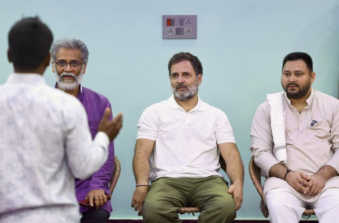 Protest against SIR in Bihar