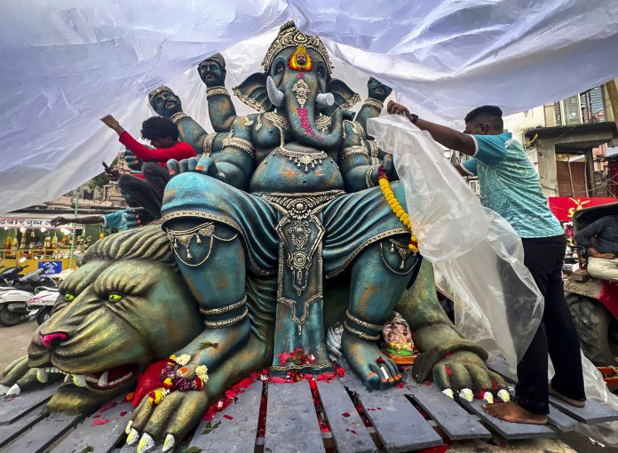 Ganesh Chaturthi preparations
