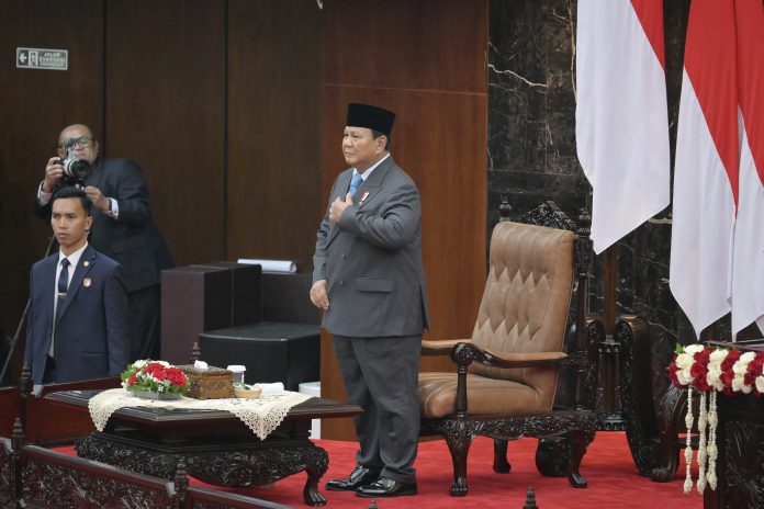 Indonesian President Prabowo Subianto
