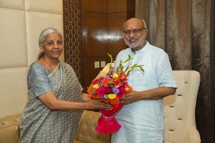 Sitharaman meets CP Radhakrishnan