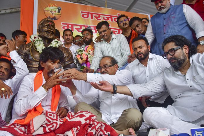 Maratha quota activist Manoj Patil ends hunger strike