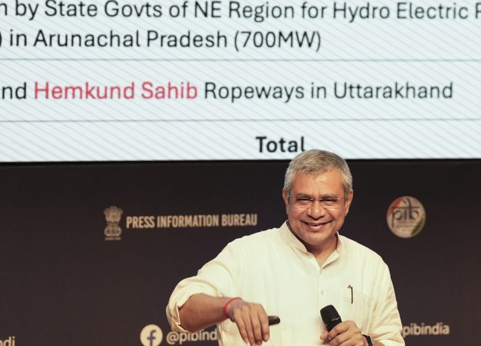 Ashwini Vaishnaw at press briefing