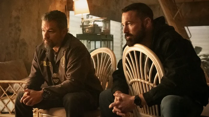 Matt Damon (left) and Ben Affleck in Netflix's 'The Rip.'