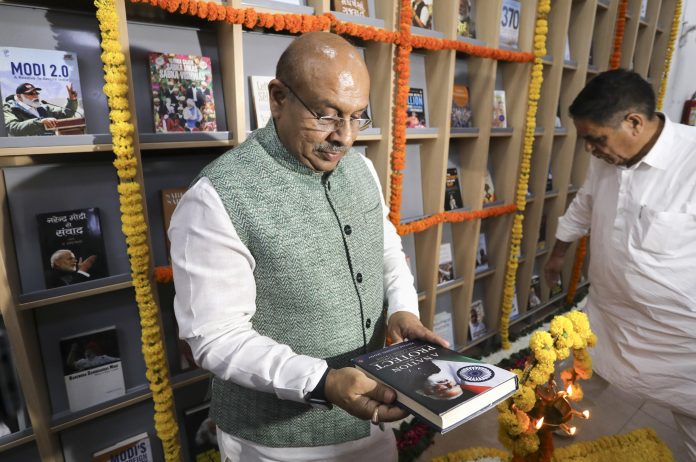 Book gallery on PM Modi inaugurated at Delhi Assembly premises