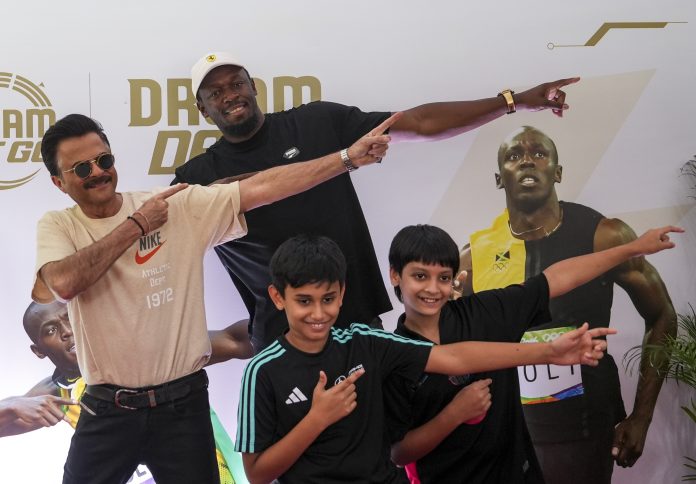 Usain Bolt in Mumbai