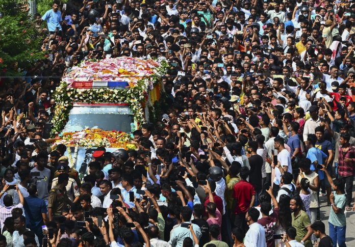 Mortal remains of Zubeen Garg in Guwahati