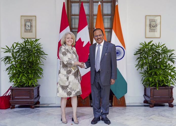 Ajit Doval meets Canadian counterpart