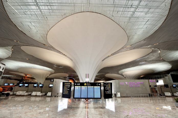 Navi Mumbai airport before its inauguration