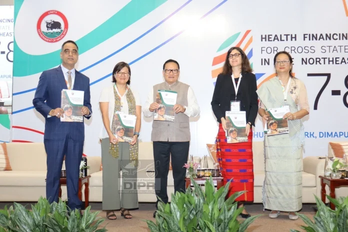 T.R. Zeliang releasing the FinHealth Assessment Report.webp