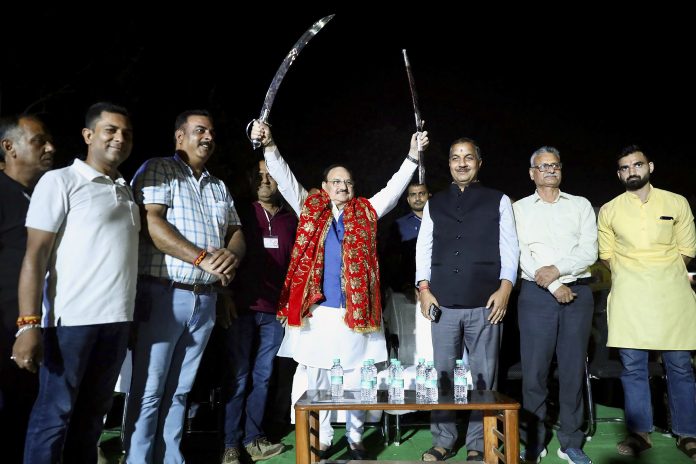 JP Nadda in HP's Bilaspur