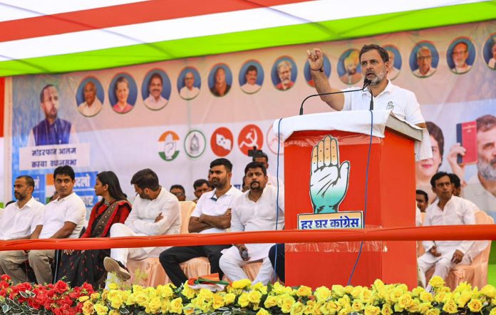 Bihar Elections: Rahul Gandhi campaigns