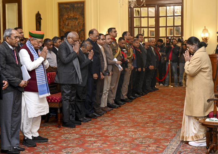 President Murmu releases Constitution of India in Santhali