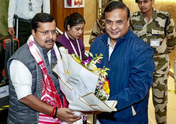 Nitin Nabin in Assam