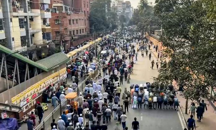 Funeral of Sharif Osman Hadi in Dhaka
