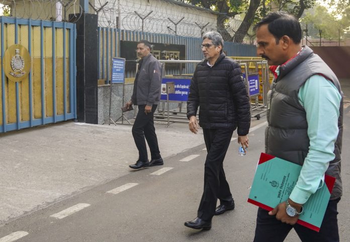 Al Falah University founder at ED headquarters in New Delhi