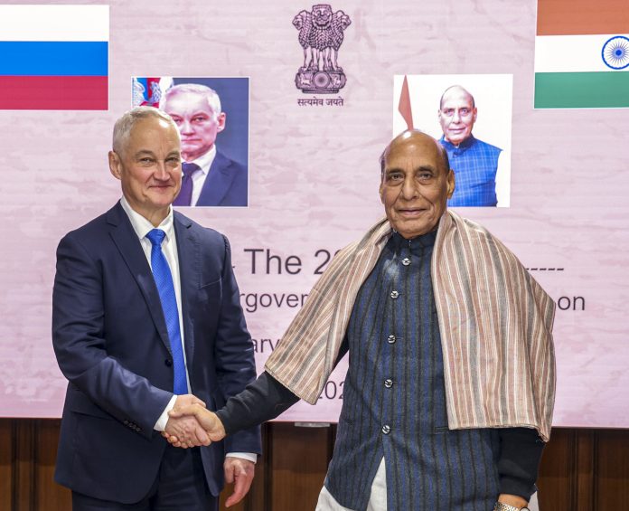 Rajnath Singh meets Russian counterpart