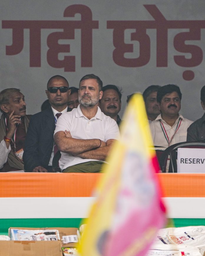 Vote Chor, Gaddi Chhod rally