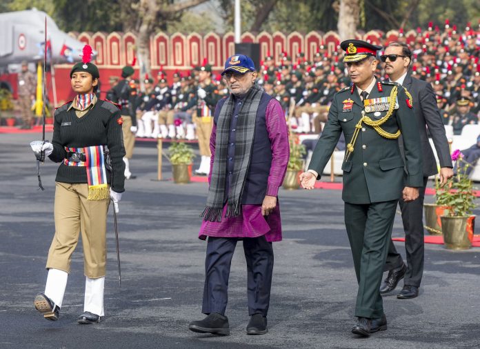 C. P. Radhakrishnan visits NCC Republic Day camp