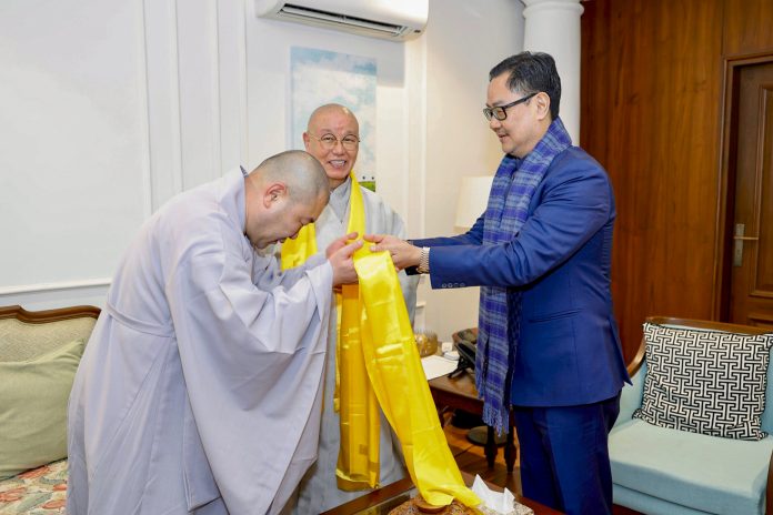 Korean delegation meets Kiren Rijiju