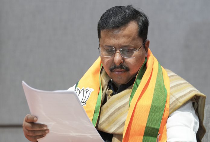 Nitin Nabin chairs strategy meeting with office bearers