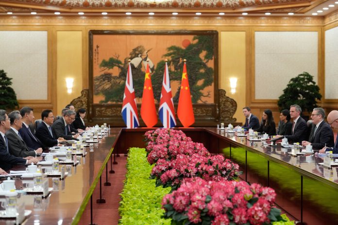 UK PM Keir Starmer meets Chinese Prez Xi Jinping