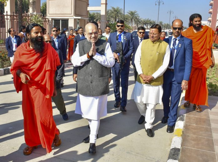 Amit Shah in Haridwar