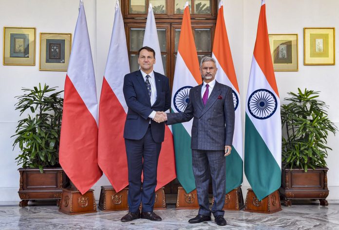 Jaishankar with Poland's Dy PM