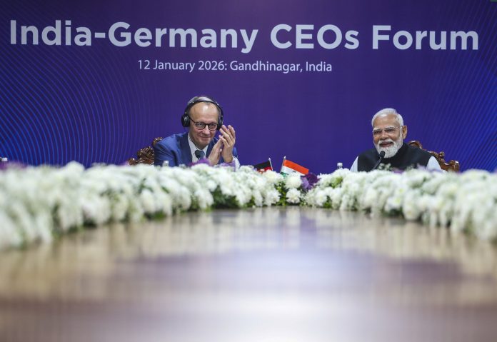 German Chancellor, Modi bilateral talks