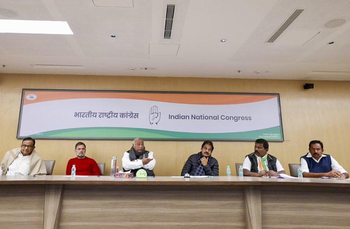 Congress meeting in New Delhi