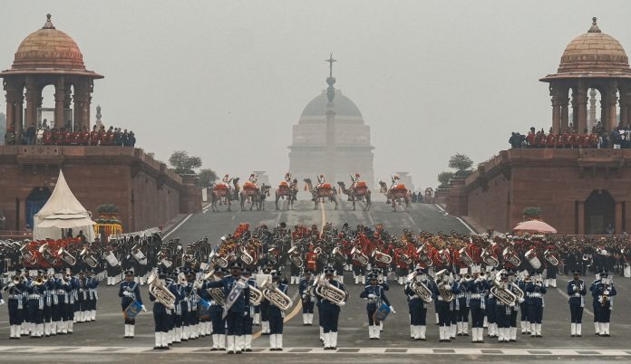 Beating Retreat rehearsals