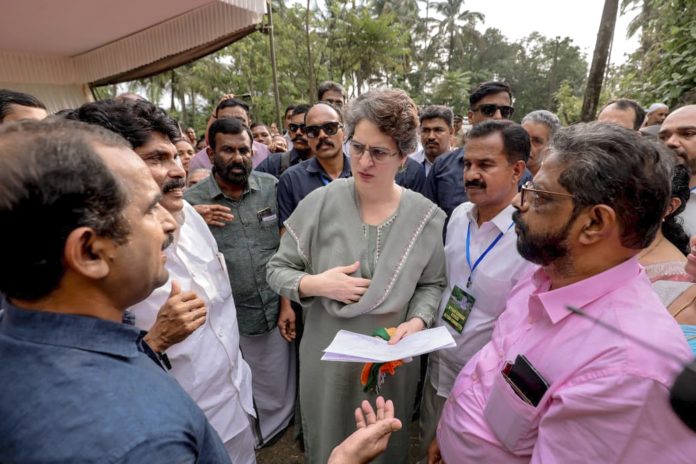 Priyanka Gandhi Vadra in Kerala