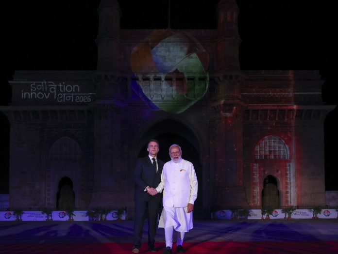 French President in Mumbai