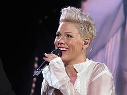 Pop-rock icon P!nk (Alecia Beth Moore)