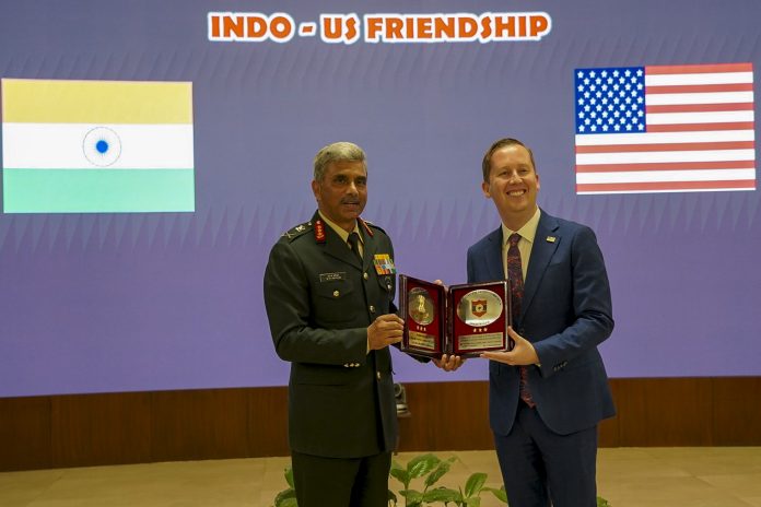 Sergio Gor visits Western Command Indian Army
