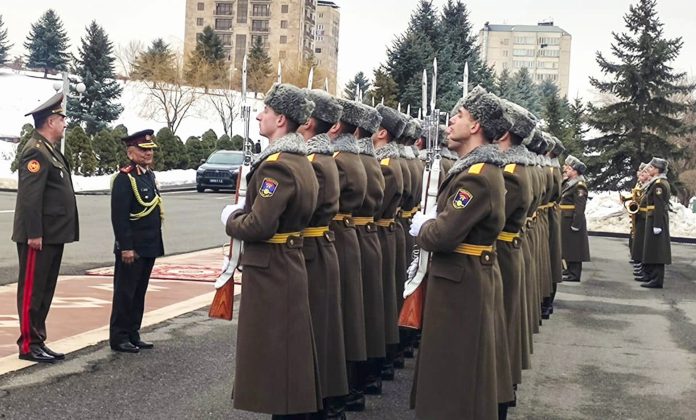 General Anil Chauhan in Armenia