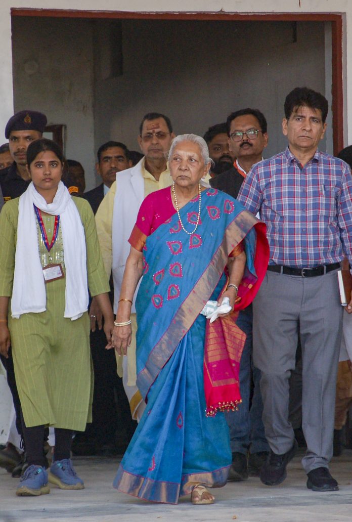 Anandiben Patel in Mirzapur