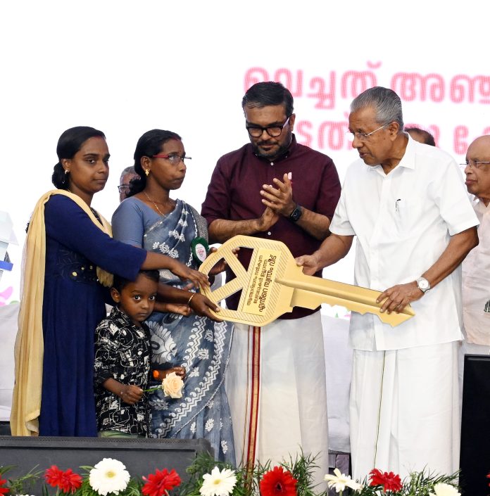 Pinarayi Vijayan launches 5 lakh houses