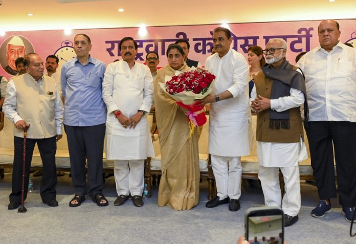 Sunetra Pawar elected NCP president