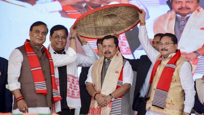 Himanta Biswa, Nitin Nabin in Dibrugarh